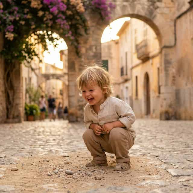 Inspiración de vestuario para niños en la playa